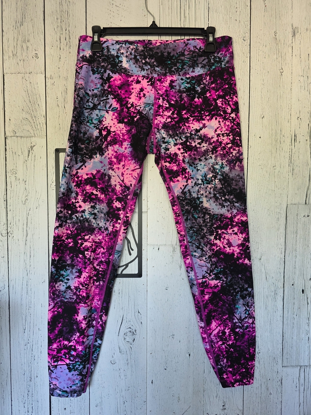 Calvin Klein Performance Quick Dry Floral Leggings Size L